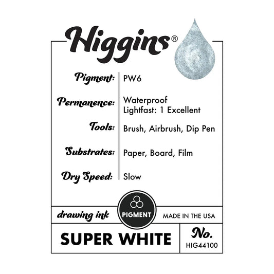 Higgins Super White Ink