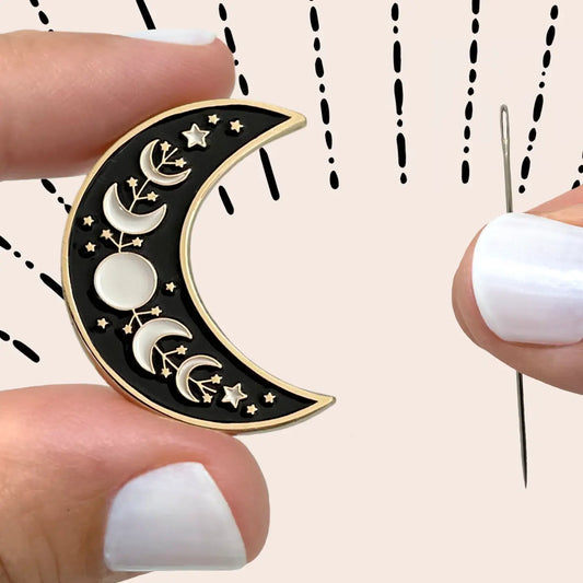 Moon & Stars Magnetic Needle Minder