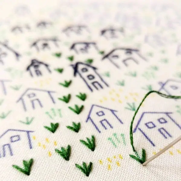 It Takes a Village Embroidery Kit