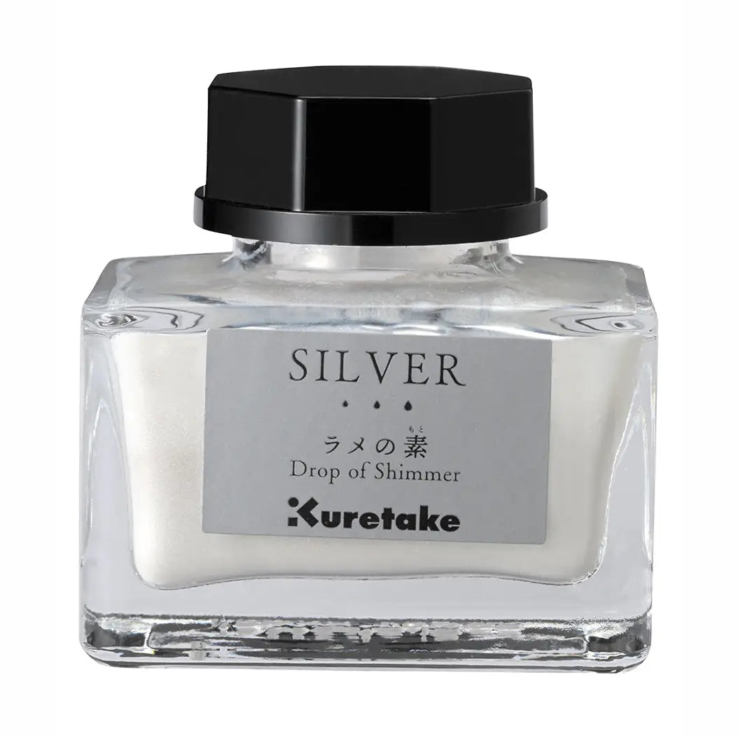 Kuretake Drop of Shimmer ink; Silver