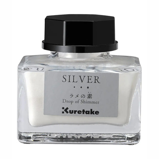 Kuretake Drop of Shimmer ink; Silver