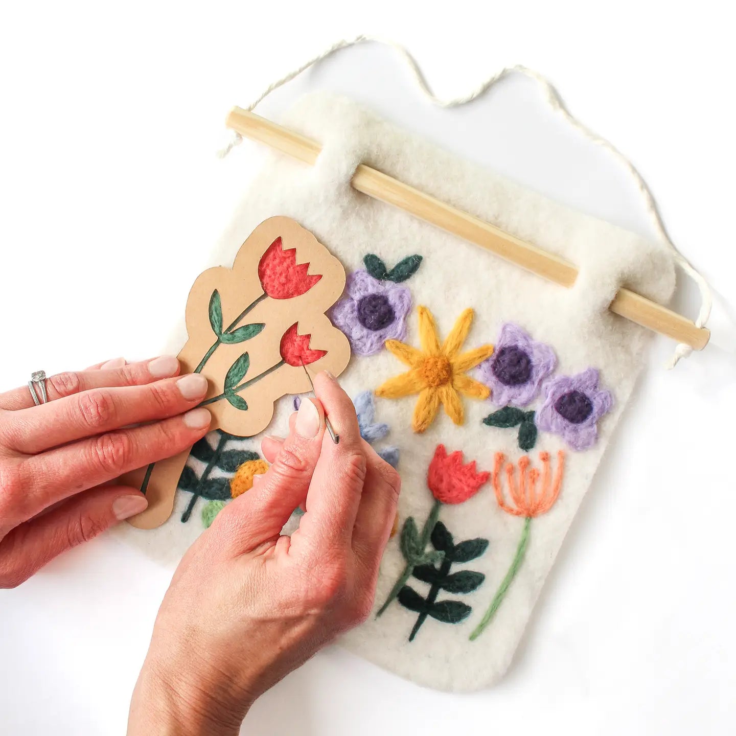 Wildflower Banner Felting Craft Kit