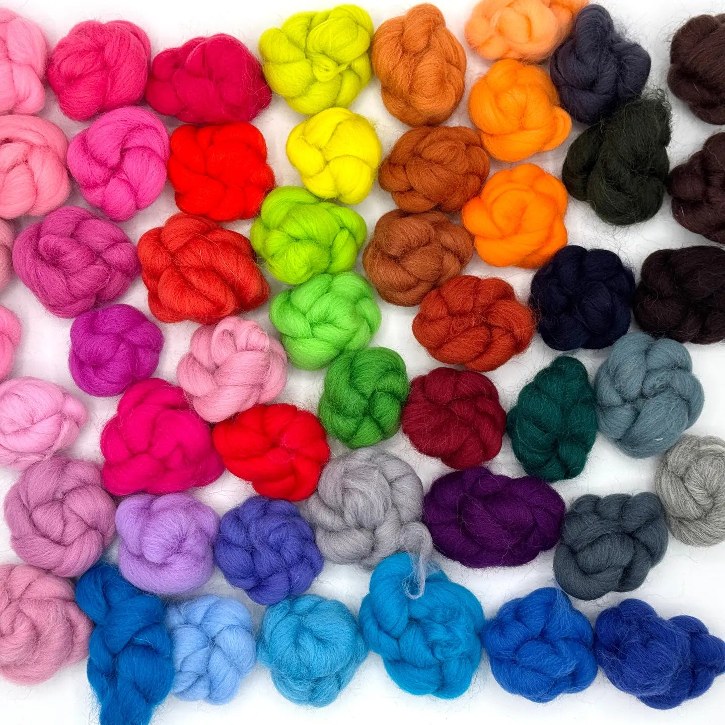 Merino Wool Roving; 10 grams (various colors)
