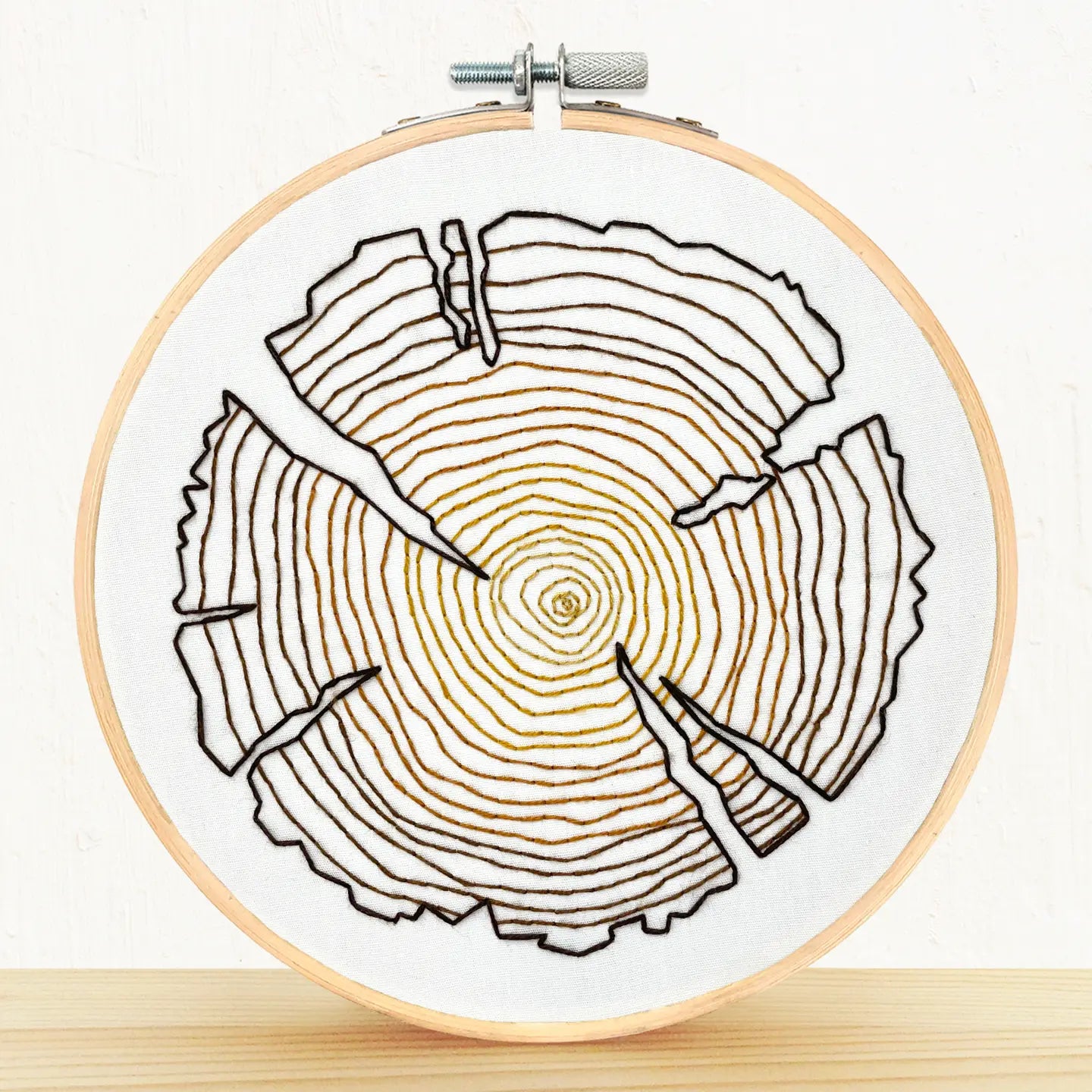 Tree Rings Embroidery Kit