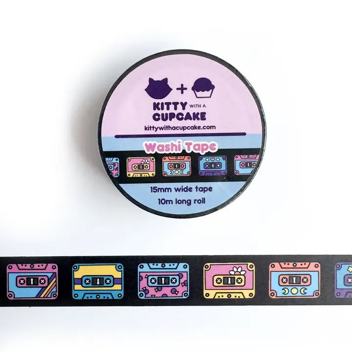 Cassette Tapes Washi Tape