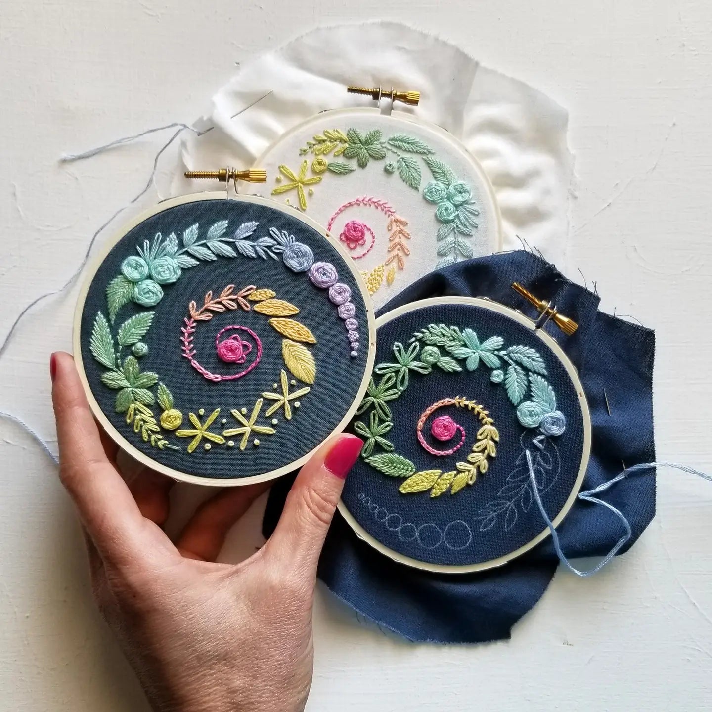 Spiral Sampler Embroidery Kit