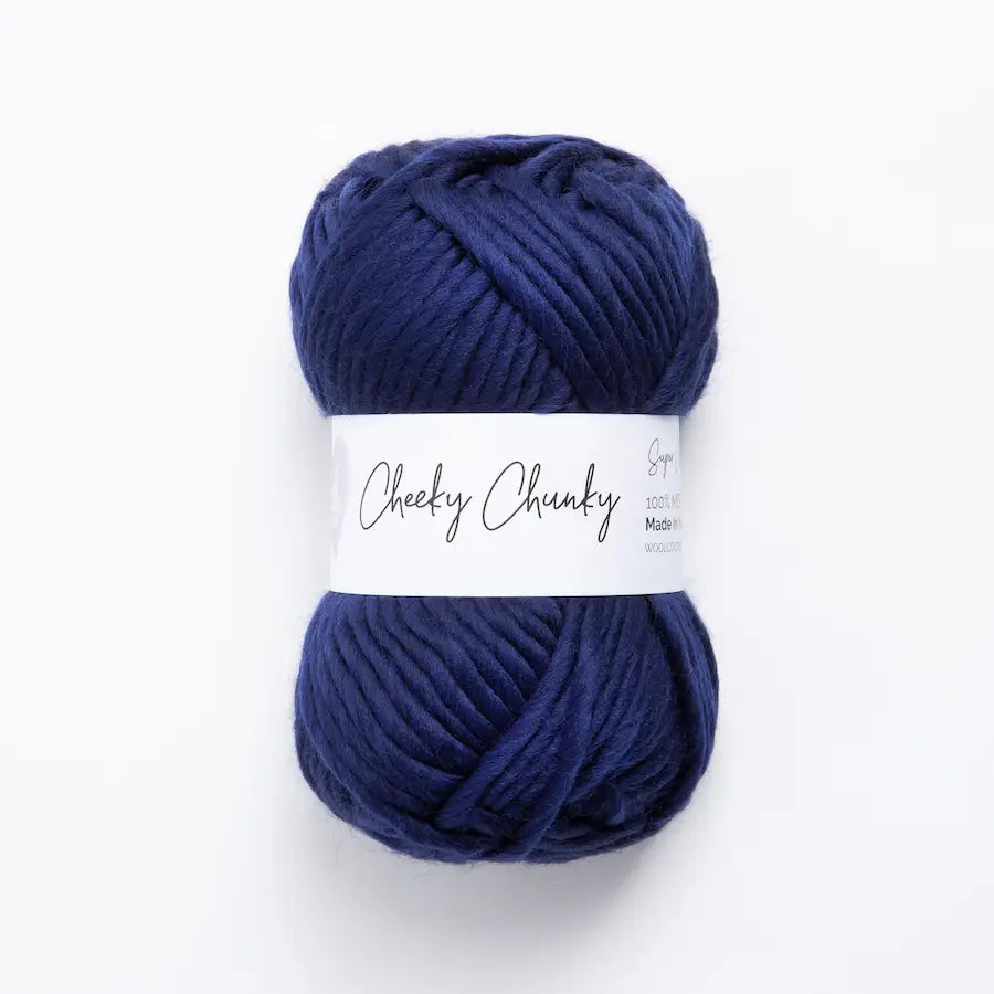 Cheeky Chunky Merino Wool Yarn - Oxford Blue