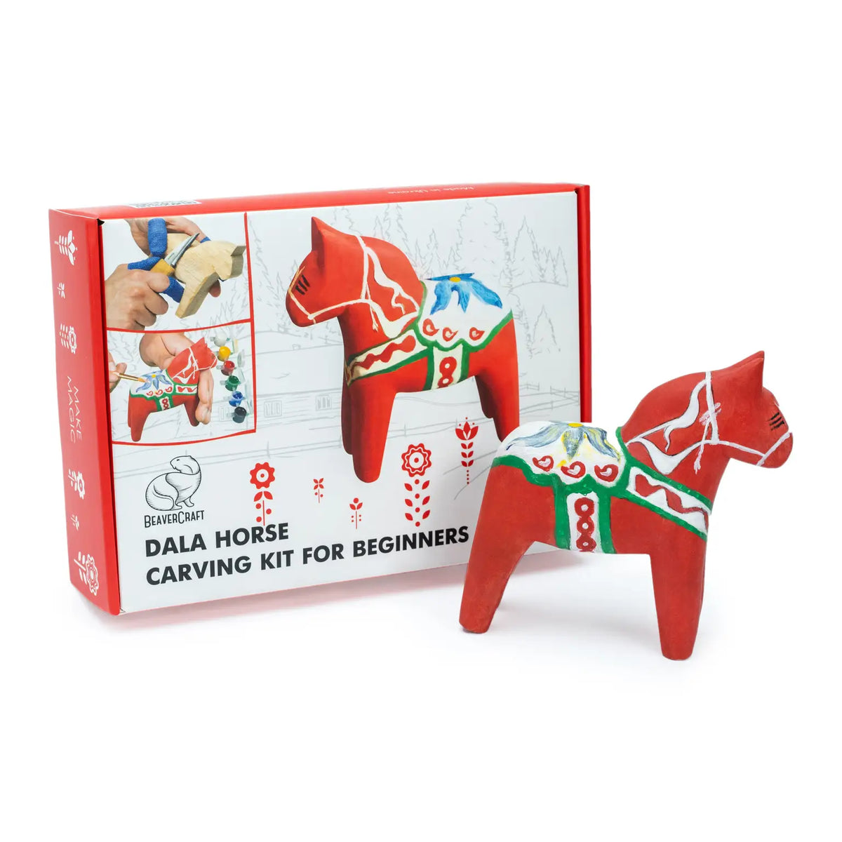 Dala Horse Carving Kit