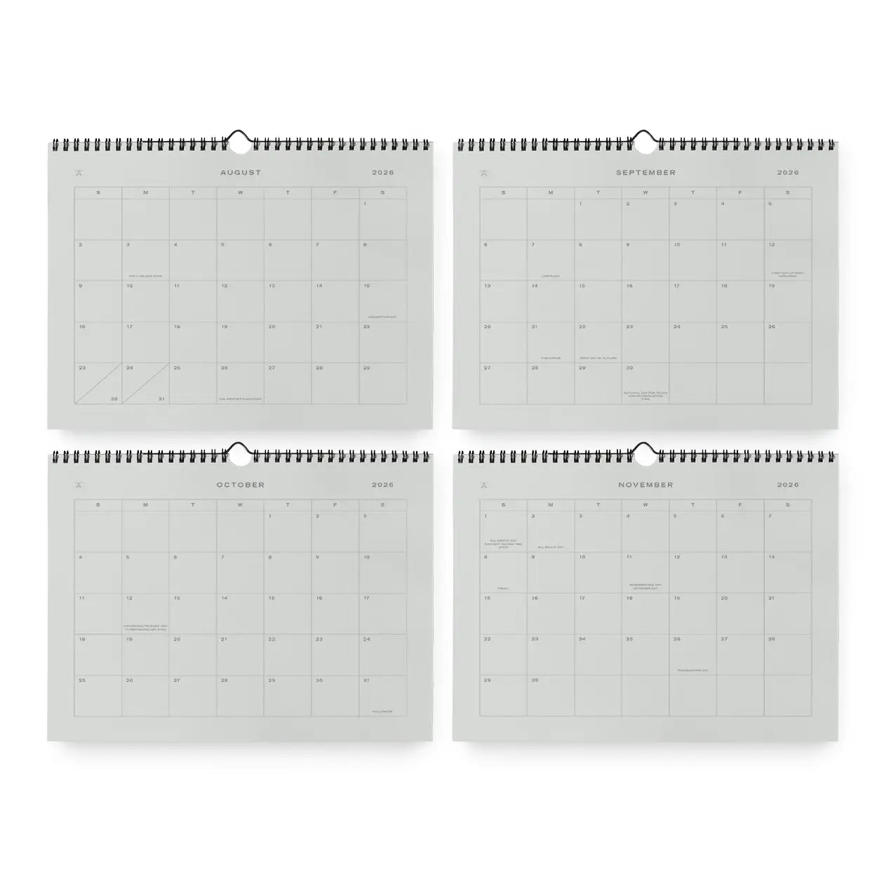 Studio Wall Calendar 26-27 by Appointed