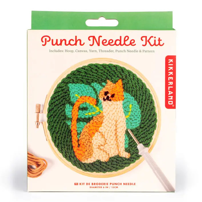 Cat Punch Needle Kit