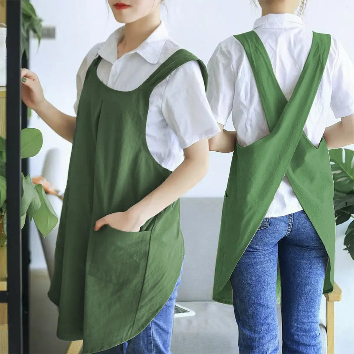 Artist Apron, cotton & linen