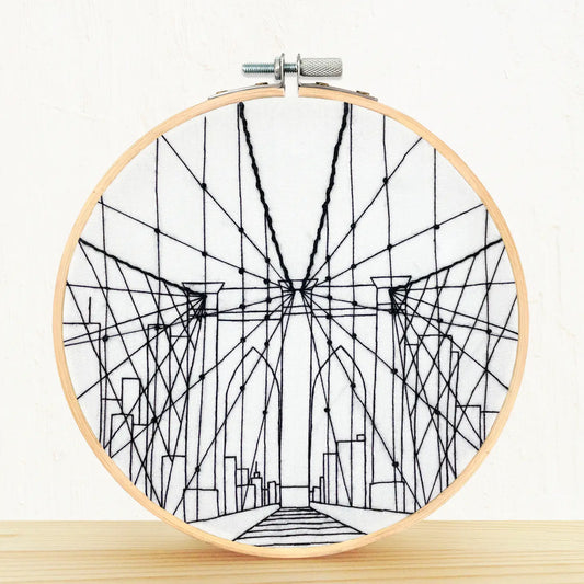 Brooklyn Bridge Embroidery Kit