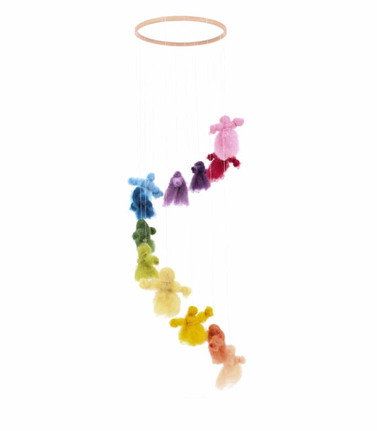 Wool Doll-Mobile Creating Set - 13 assorted colors