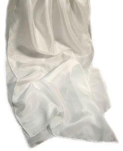 44" x 44" Habotai Silk Scarf, 8mm