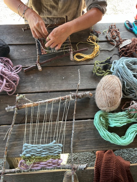 Nature Weaving on Rustic Looms; Sun, Mar 22 @ 2:00pm**