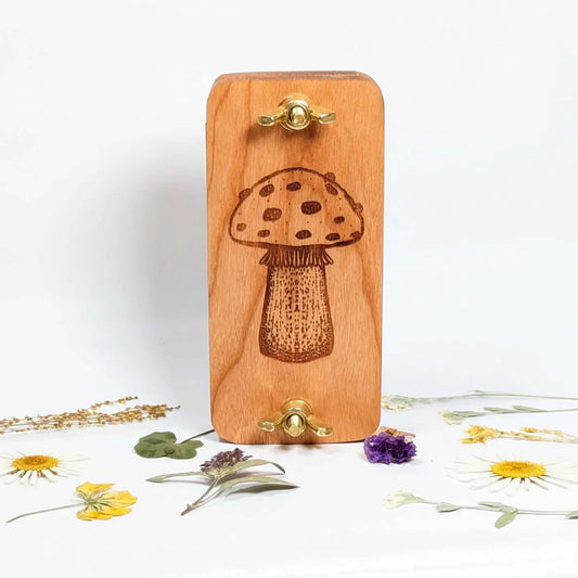 Pocket Sized Flower Press - Mushroom