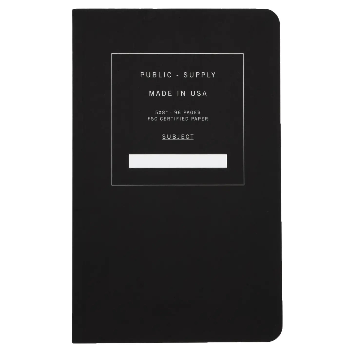 Public Supply 5x8 Notebook