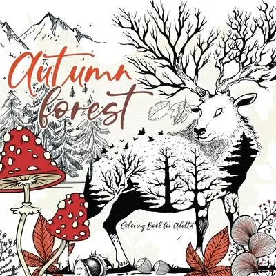Autumn Forest Coloring Book