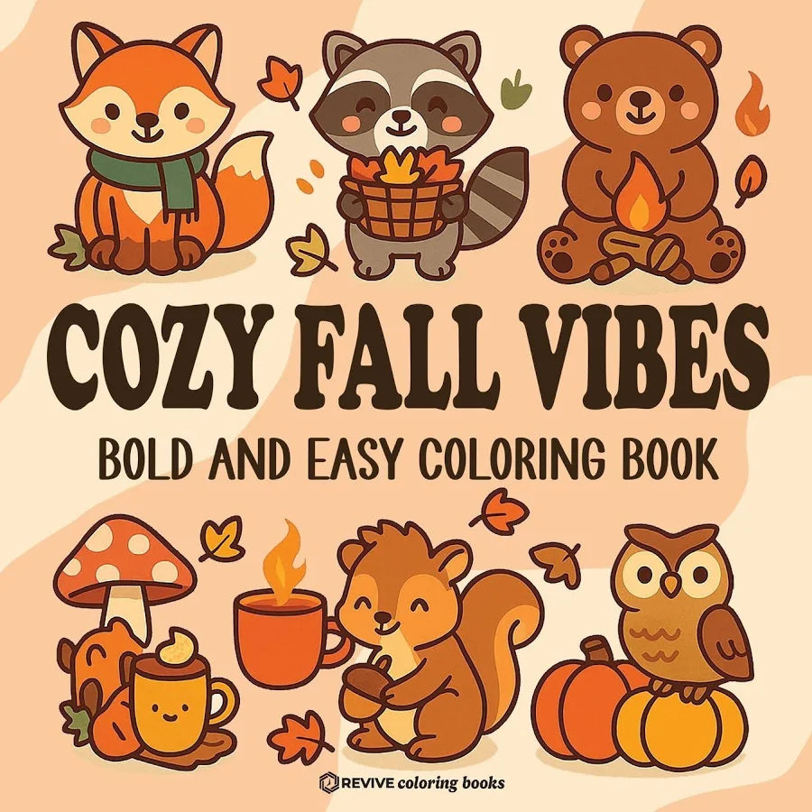 Cozy Fall Vibes Coloring Book
